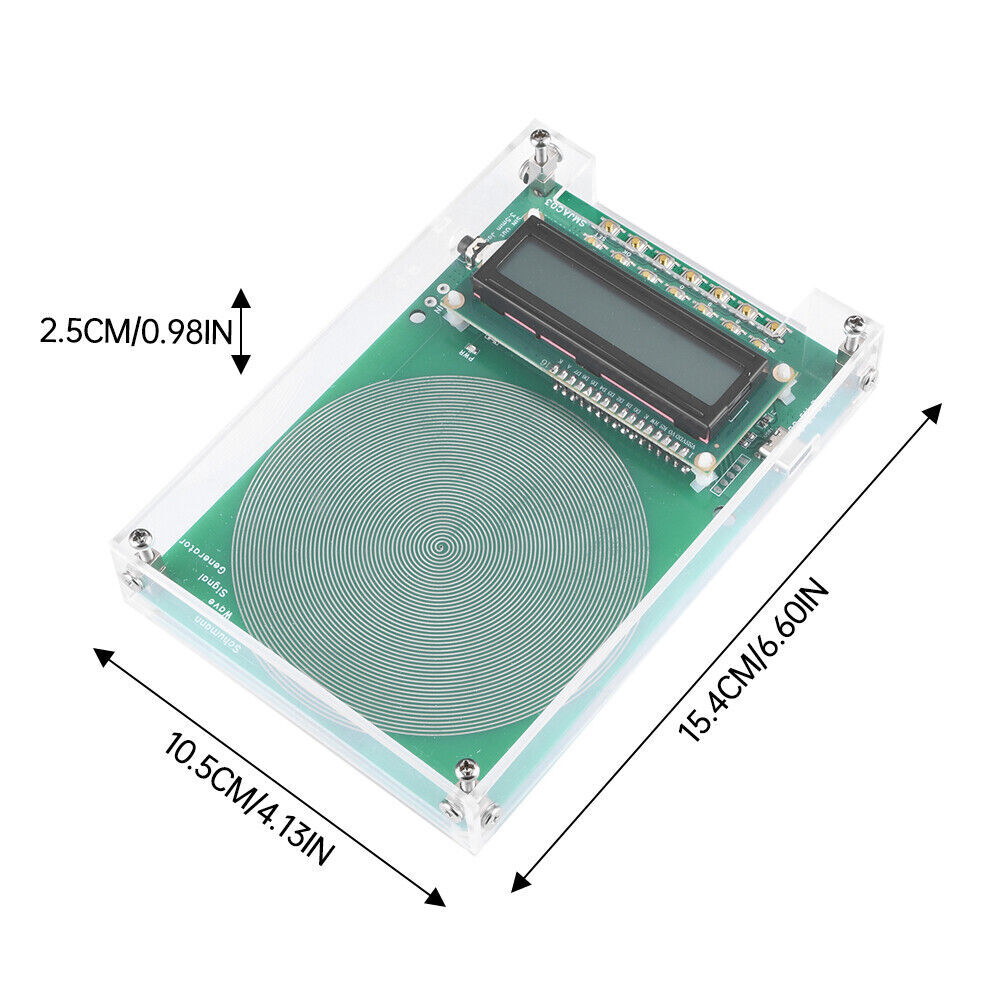 For Schumann Wave Generator Pulse Sine Frequency+Audio Output Connector+Case