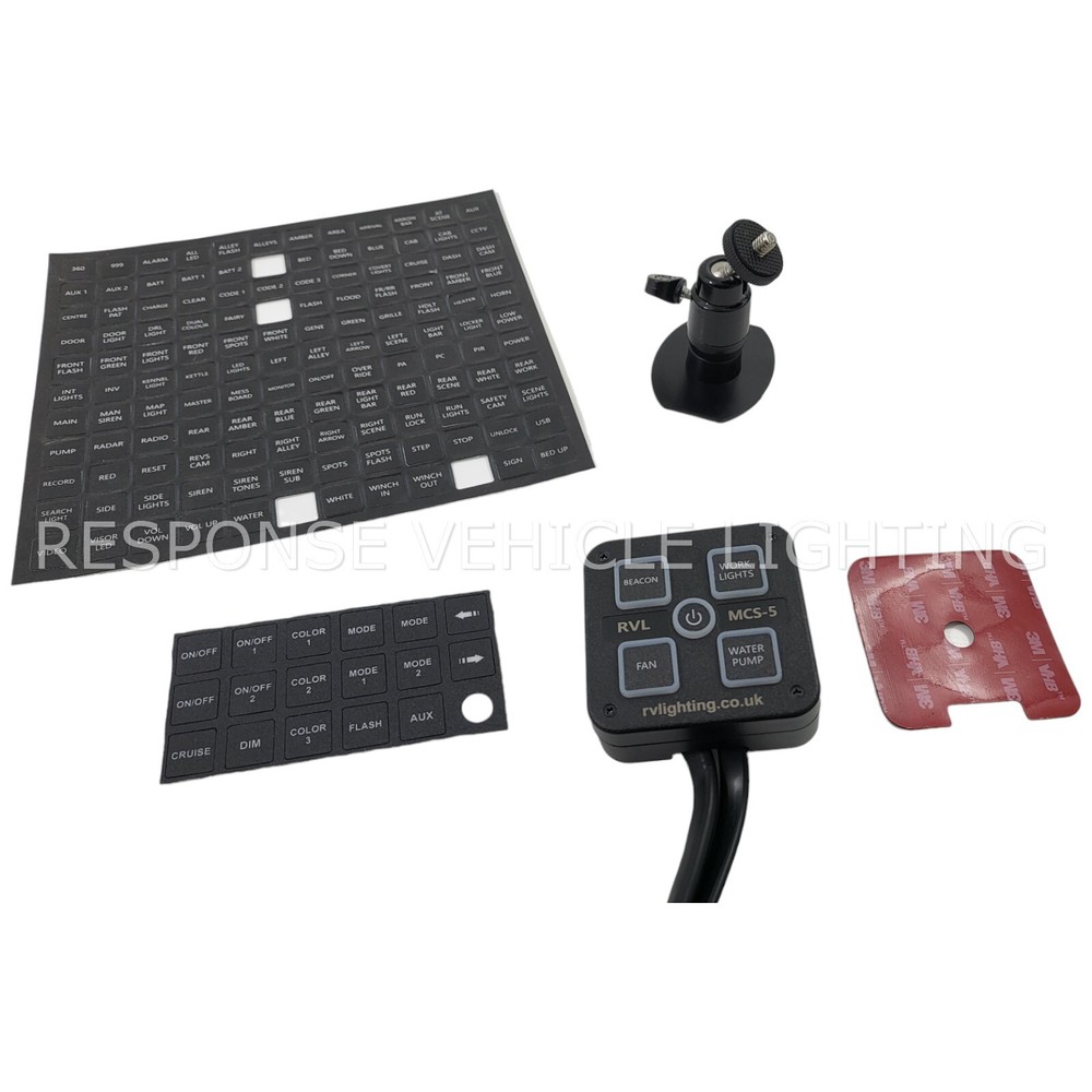 Control Switch Panel 12v 24v Amber LED lightbars Work Strobe Car Bracket Mount