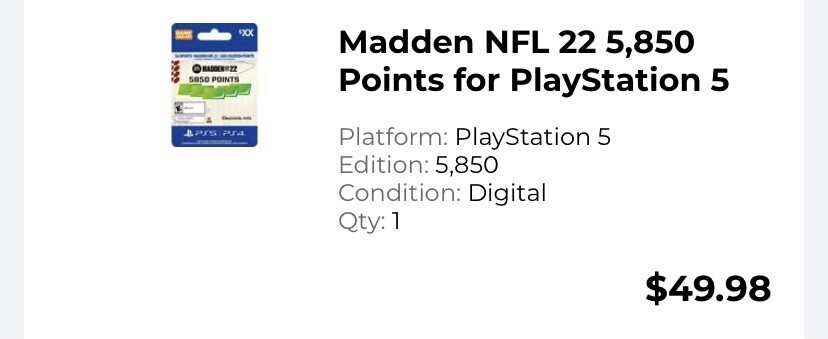madden 22 currency
