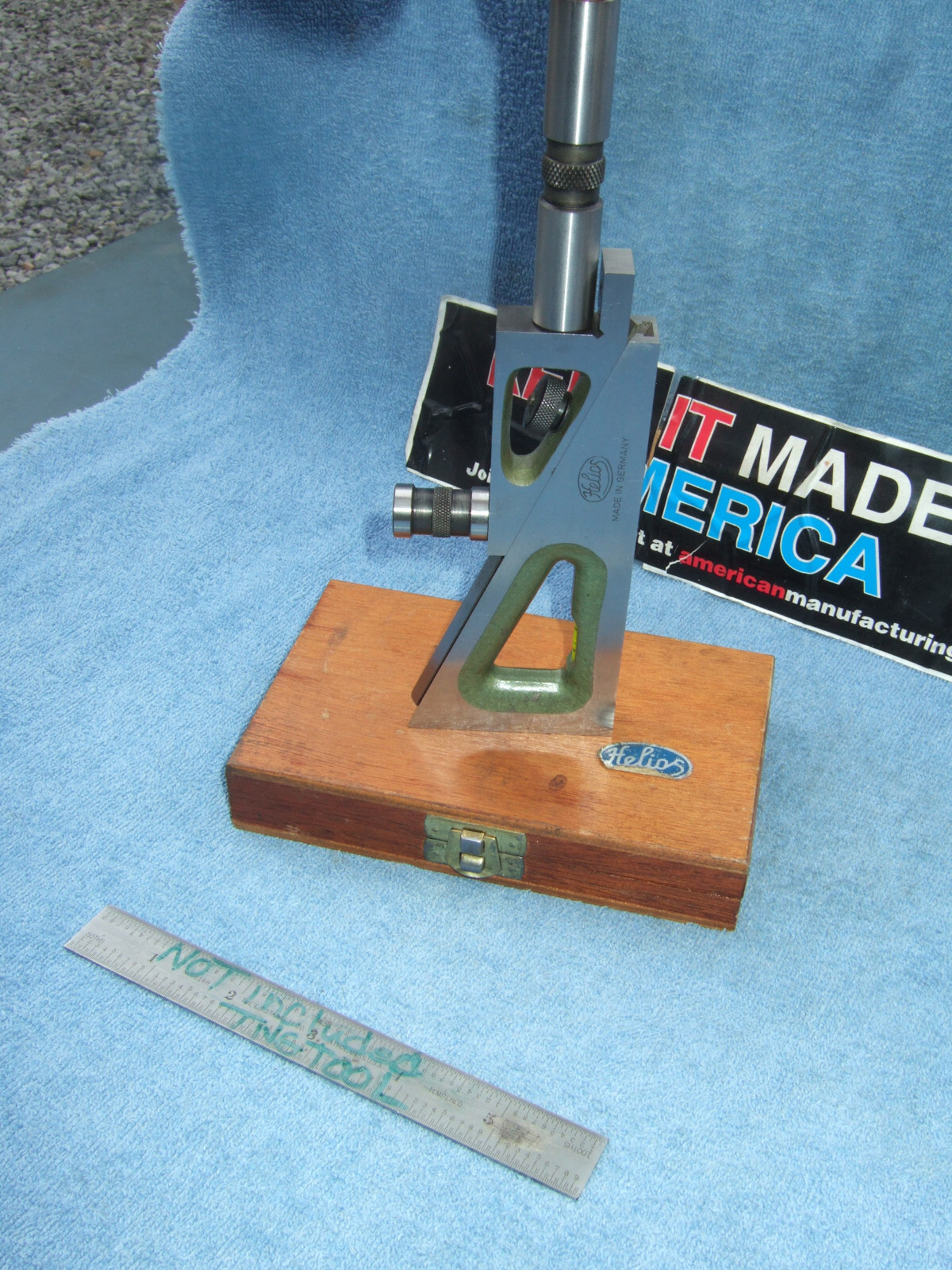 HELIOS GERMAN MADE PLANER GAGE W/CASE MACHINIST TOOLMAKER No.4 MANY MORE US HERE