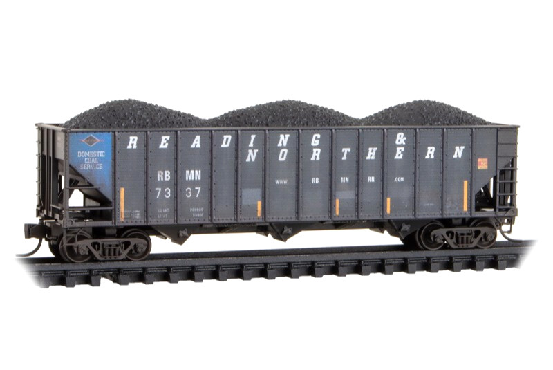 Reading Blue Mountain 100-Ton 3-Bay Coal Hopper Micro-Trains #108 44 650 N SCALE