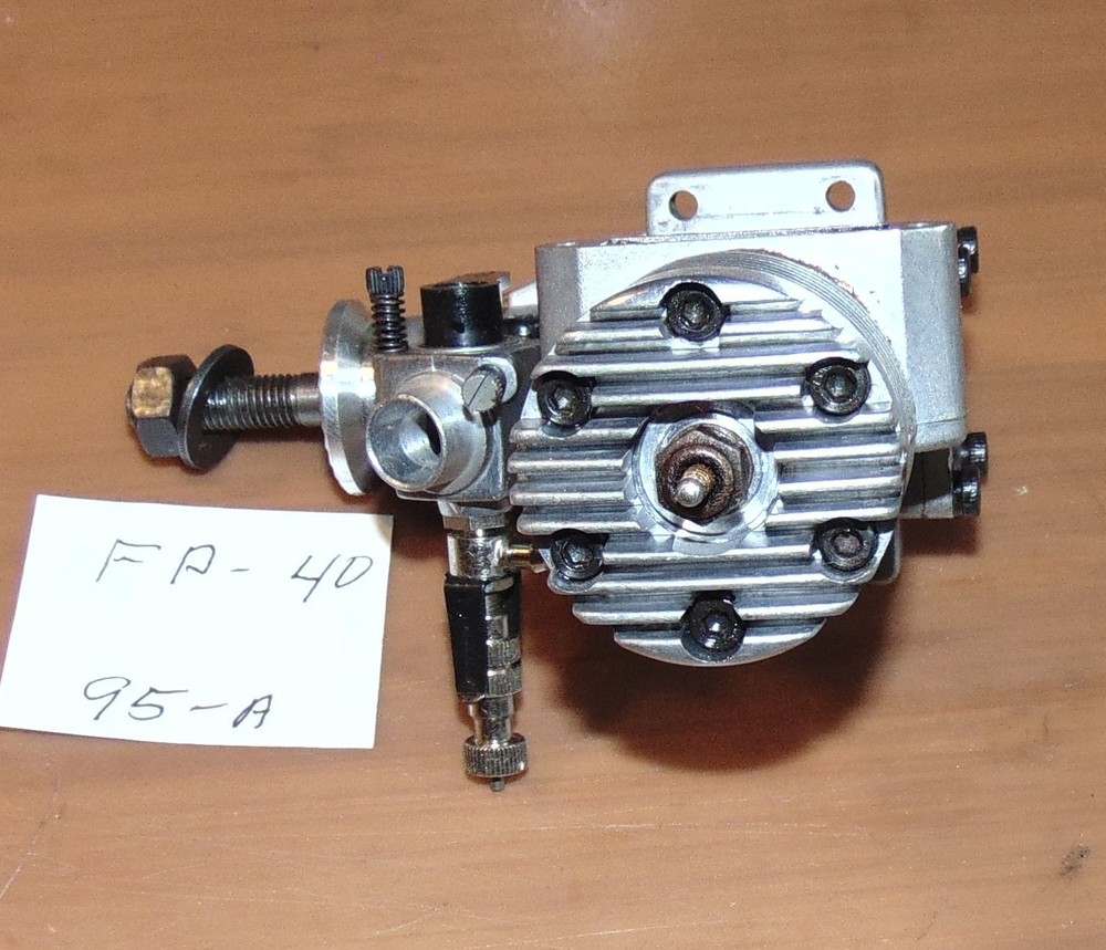 OS FP 40 RC Model Airplane Engine, cleaned in excellent cond. 95-A
