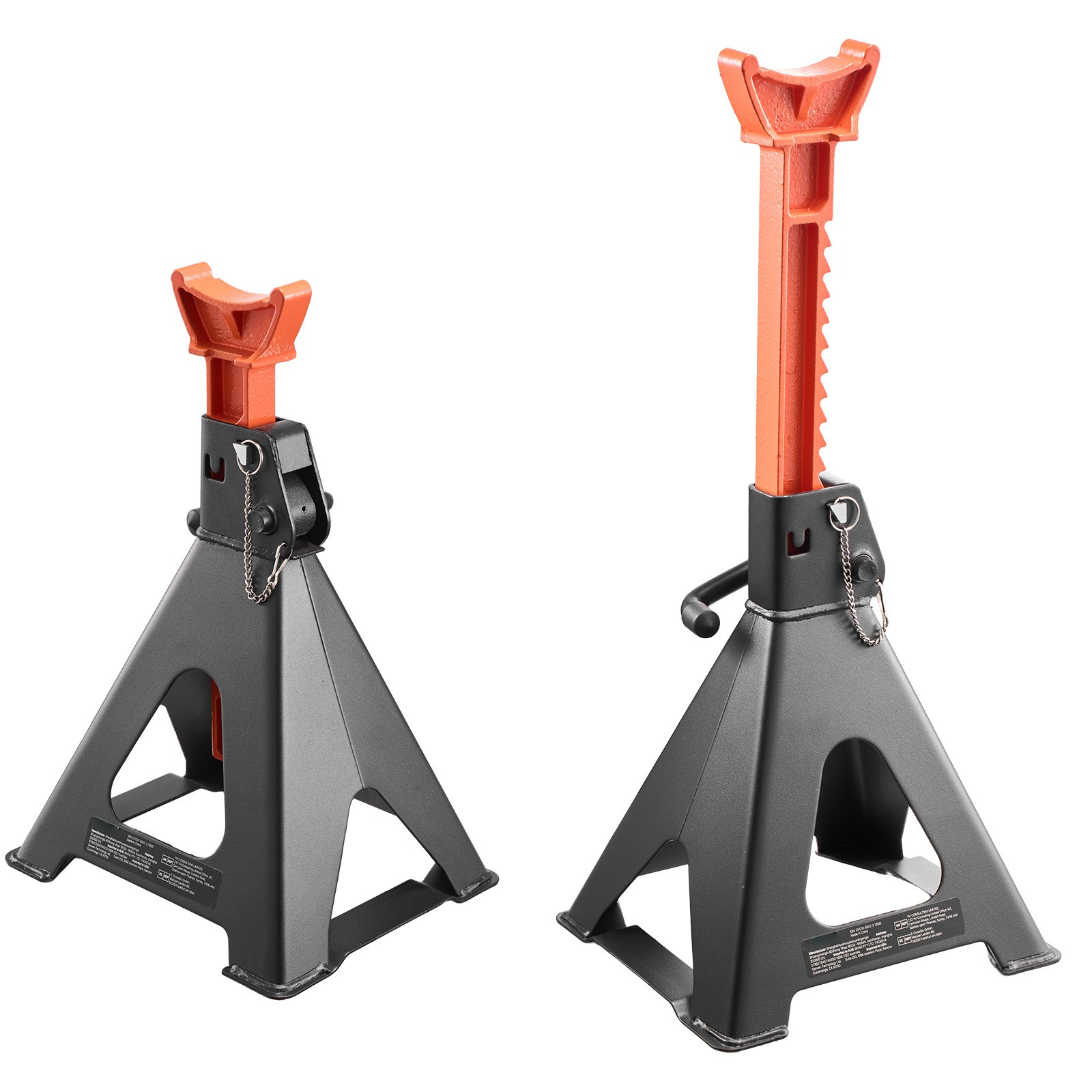 Uimoso Heavy Duty Steel Auto Jack Stands 6T (13000lbs) with Double Locking