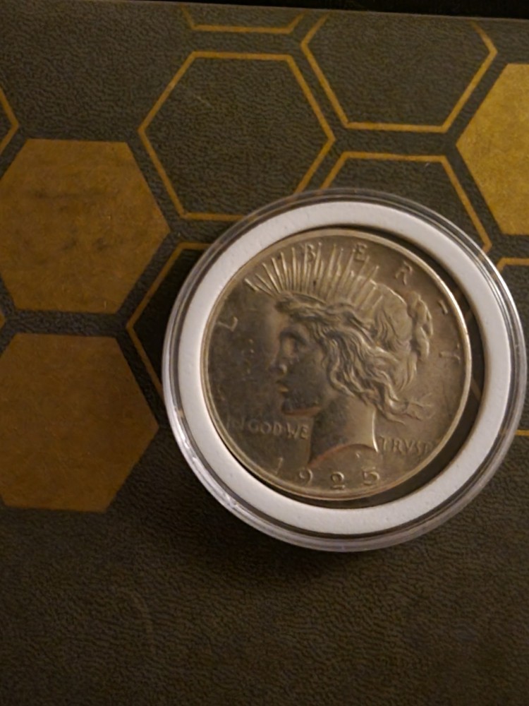 1925 P Peace silver dollar