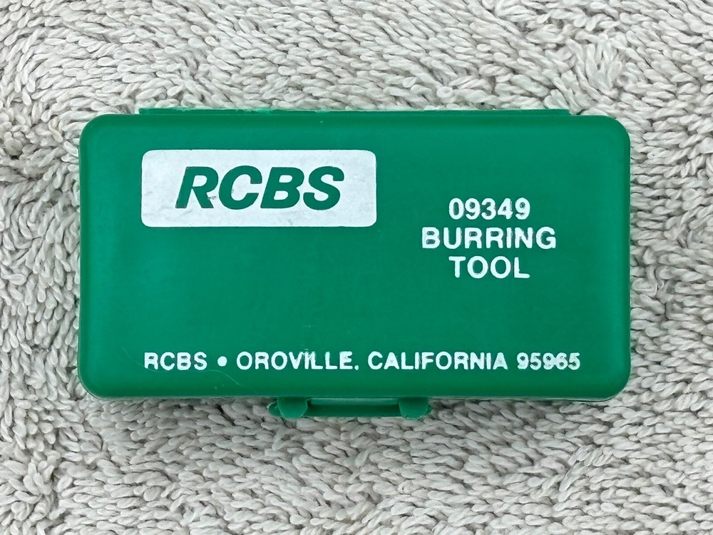 RCBS 09349 Burring Tool Storage Box Fast Ship
