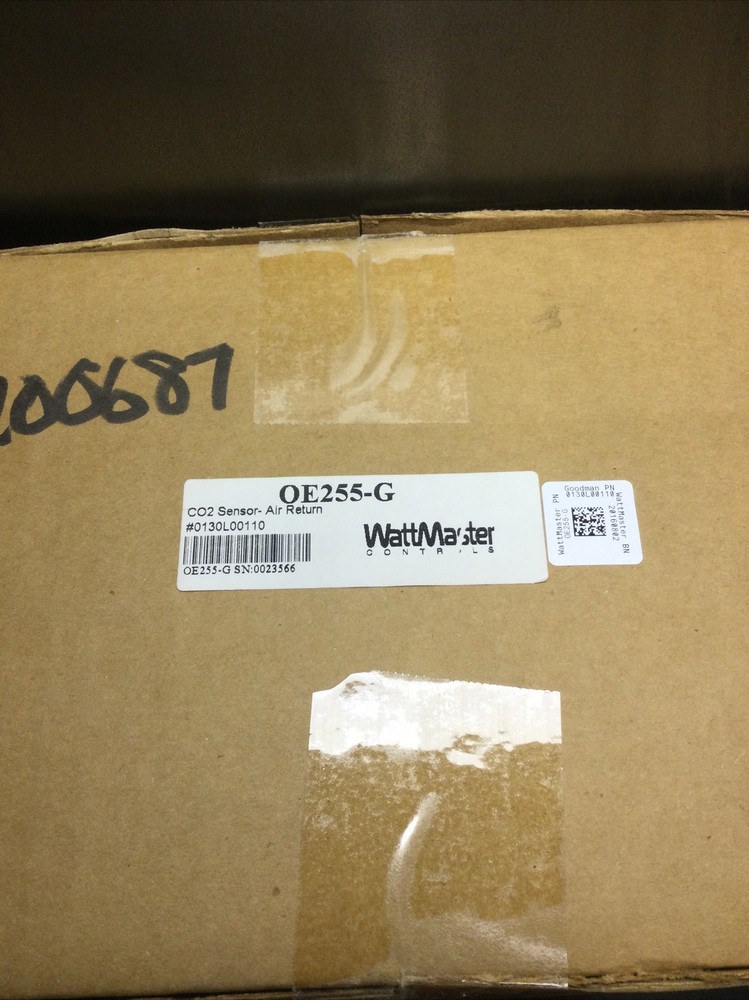 NEW, WATTMASTER, OE255-G, CO2 AIR RETURN SENSOR. (27G-3,4)