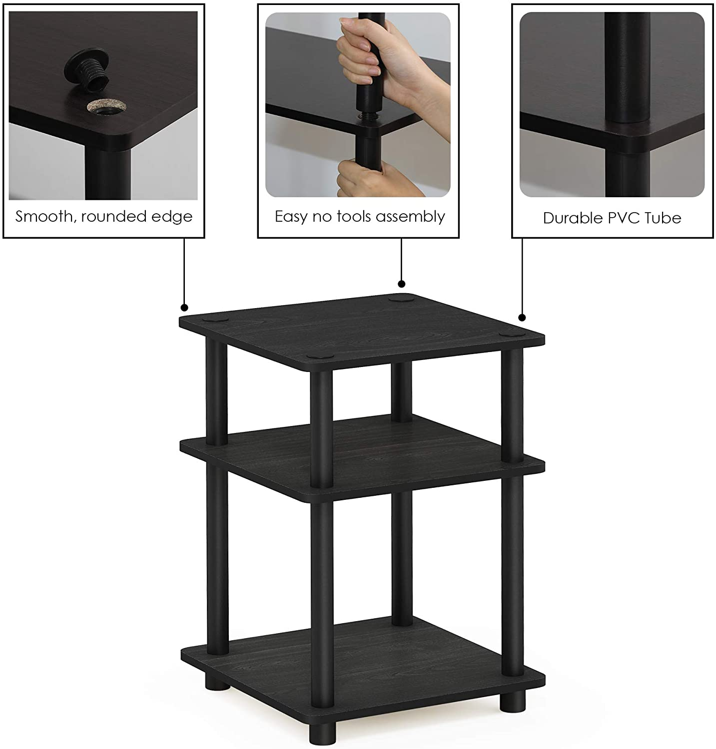Easy Assembly Multipurpose End Table / Side Table / Sofa Table / Nightstand