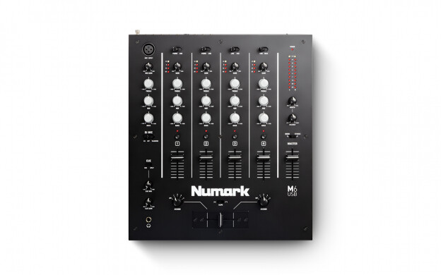 Numark M6USB Black 4-Channel DJ Mixer with USB Interface