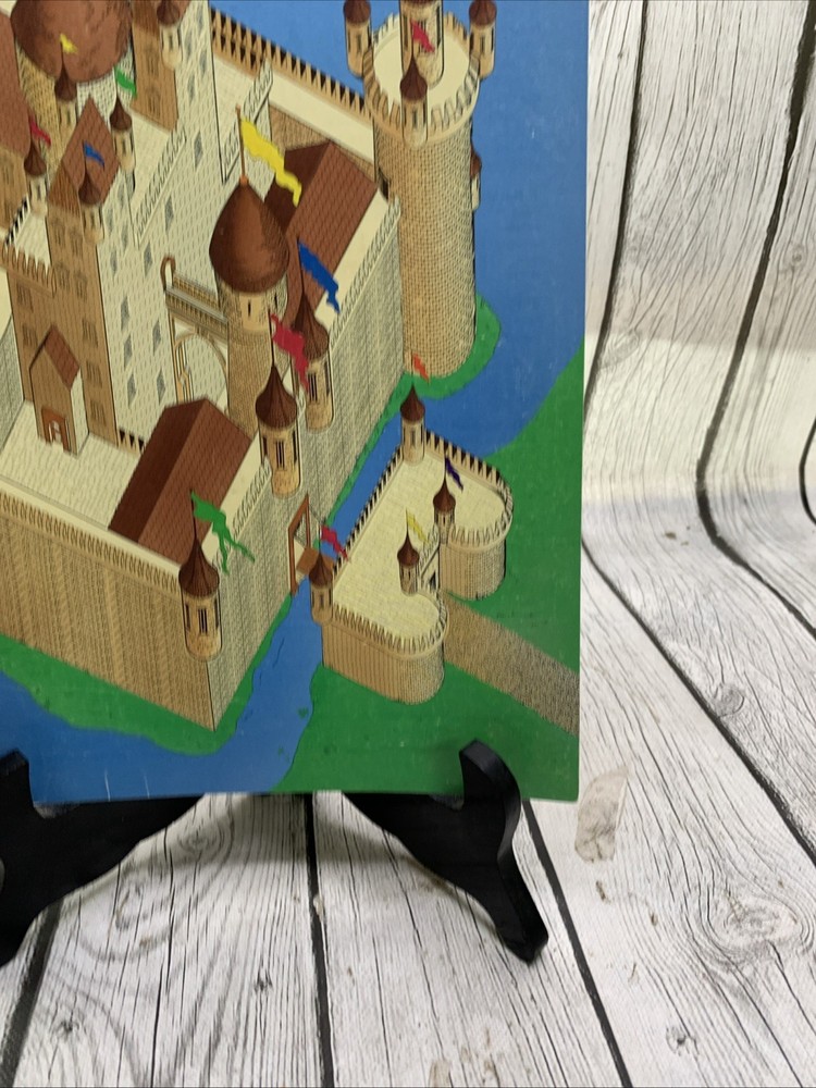 D&D Hiregaards Castle Map/Guide 1990 TSR Campaign Setting Accessory ￼