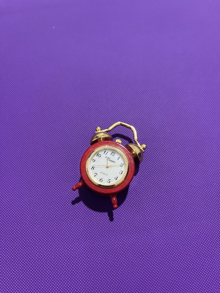 Saint Laurent Mini Red clock
