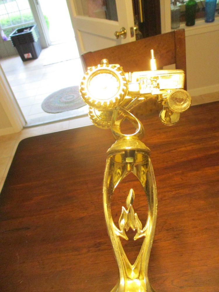 VINTAGE DATED TRACTOR PULLING TROPHY