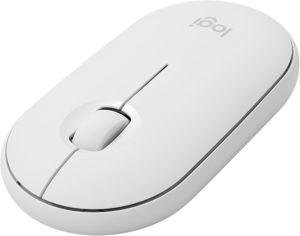Logitech Slim Wireless Bluetooth Mouse for Mac Off-White Lightweight