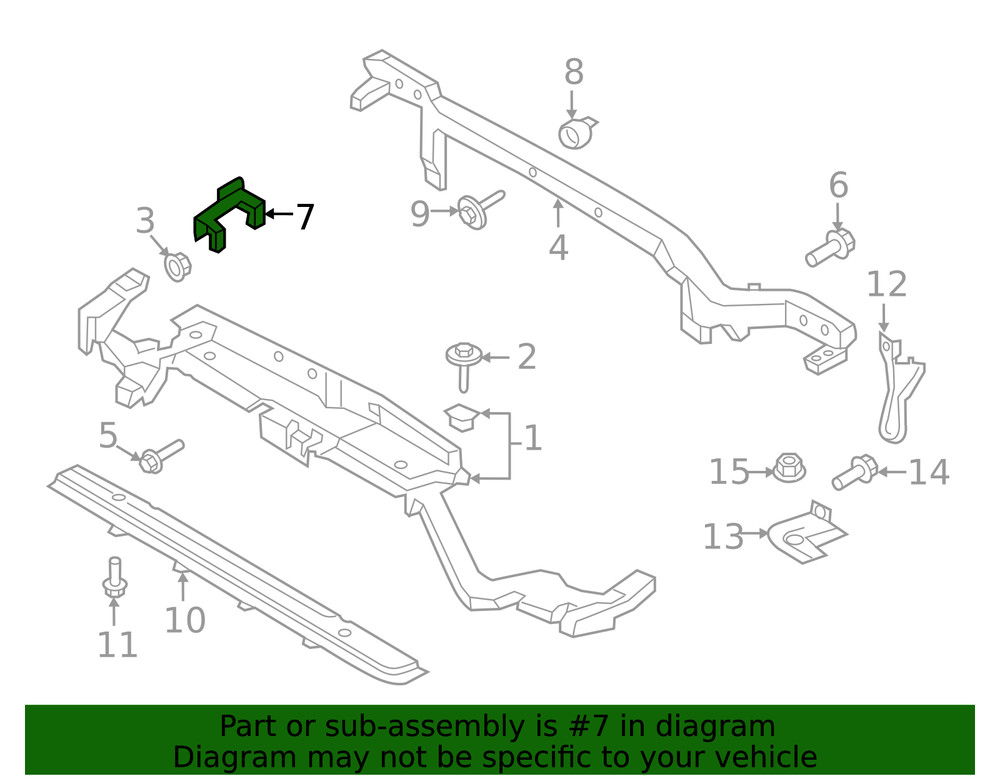 Genuine Ford Bracket FT4Z-13A004-A