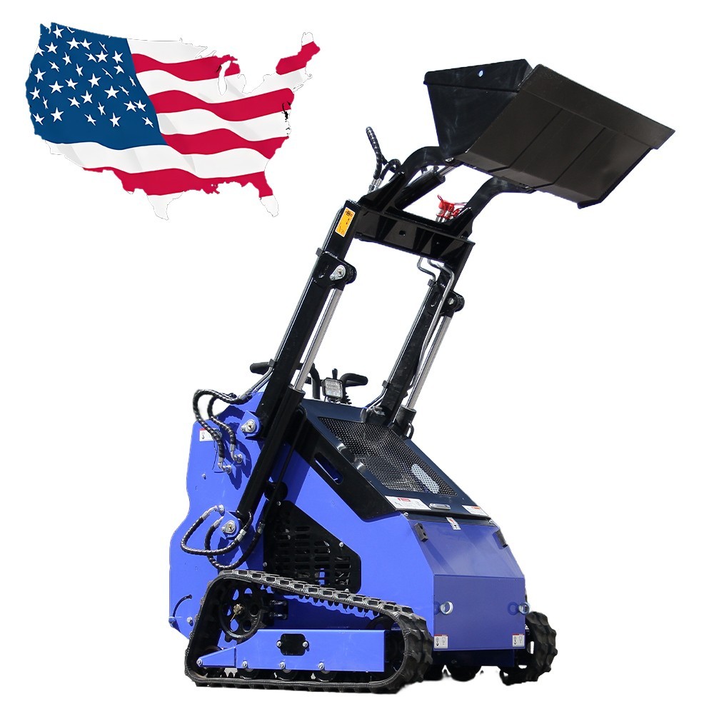 Brand New 22HP Mini Skid Steer Loader Track Loader Rato Engine USA Stock PICK UP