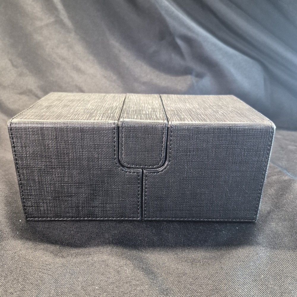 Premium Double Deck Box TCG Case Large Protector Magnet Flip w Dice Tray