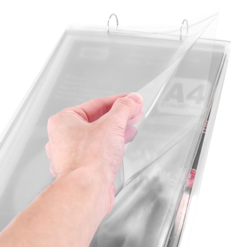 A4 Multi Sided Flip Display Card Labels Stand Removable Label 1236