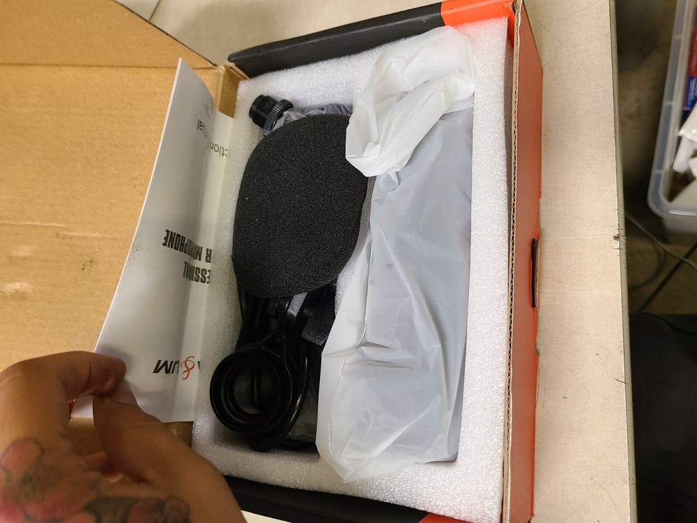 NASUM USB Computer Microphone, Enhanced Condenser USB Microphone AK 1