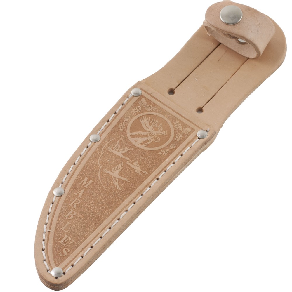 Marbles Leather Moose Sheath for Fixed Blade 4.25" Knife MR533