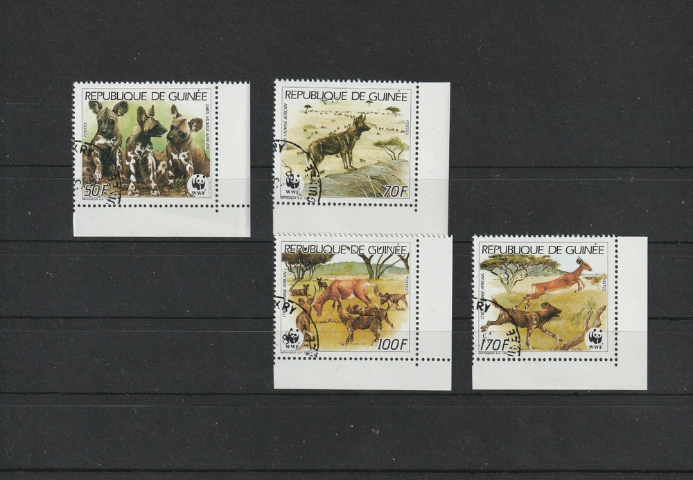 WWF Guinea.  Mi. No. 1194-1197.--1987.      G-80