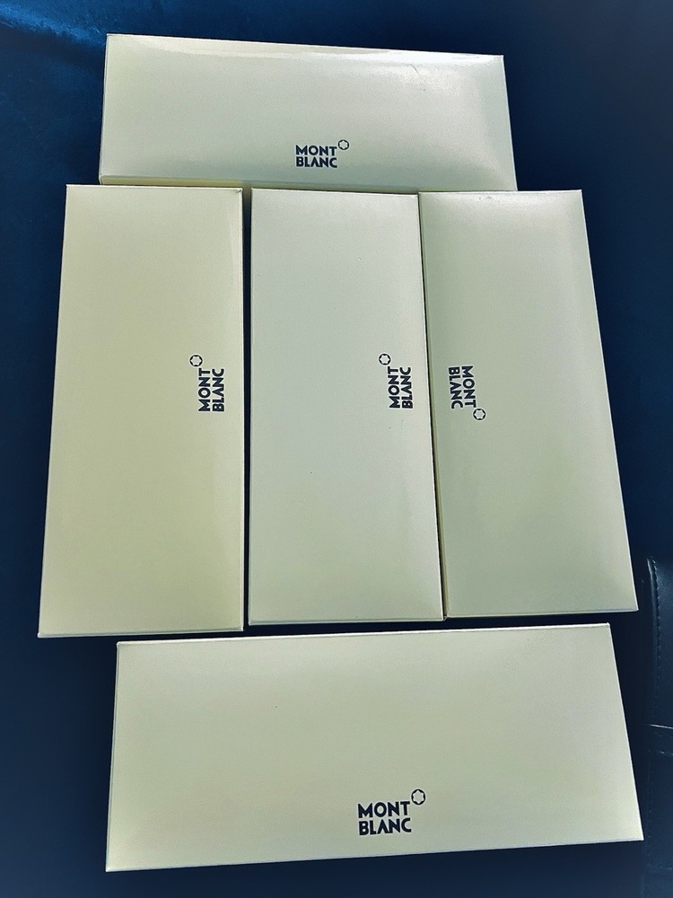 Mont BlancBundle 👍LN Condition/5-BoxCaseBooklet/3 -Single cases 4-Sleeves=12🤩