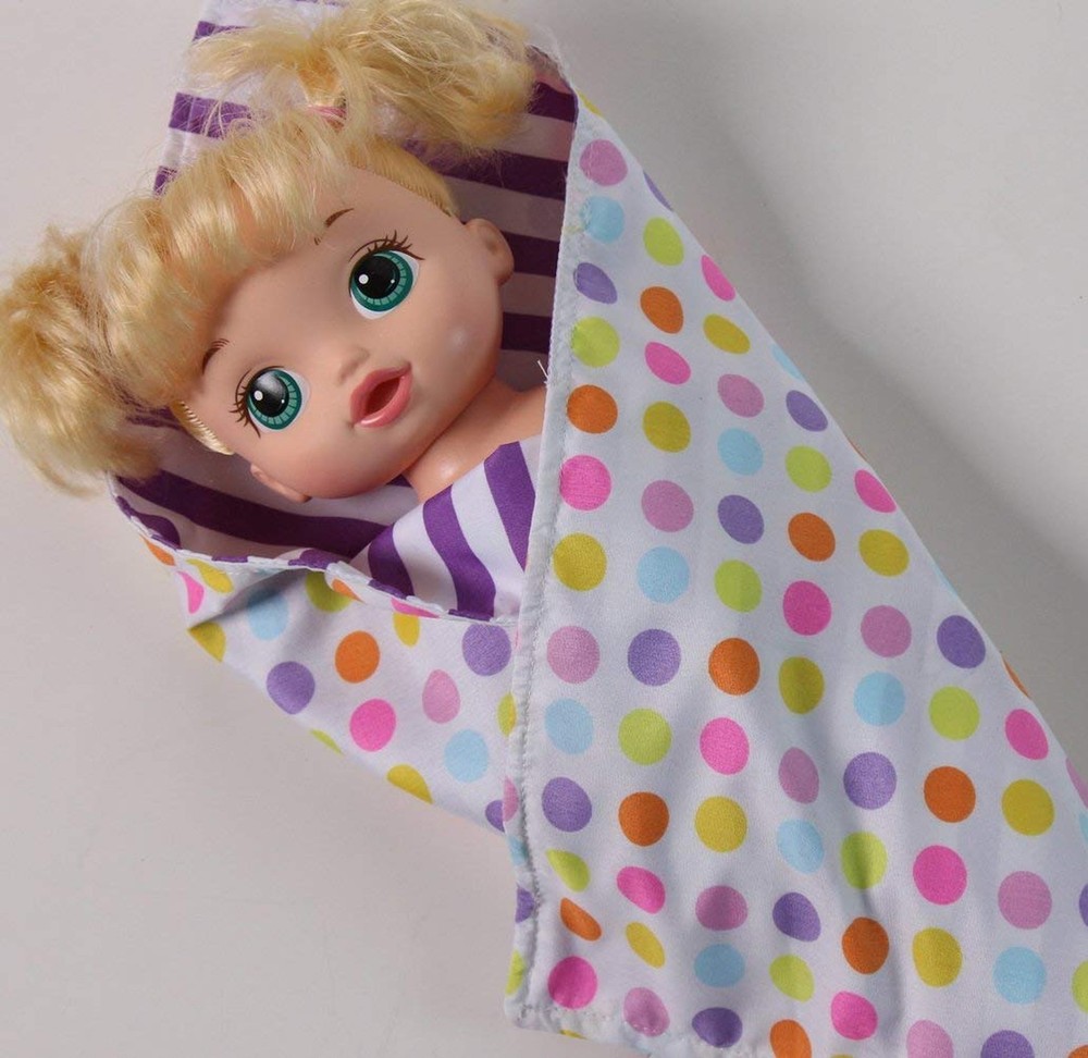 17" Doll Toy Receiving Blankets Set 2 Pack