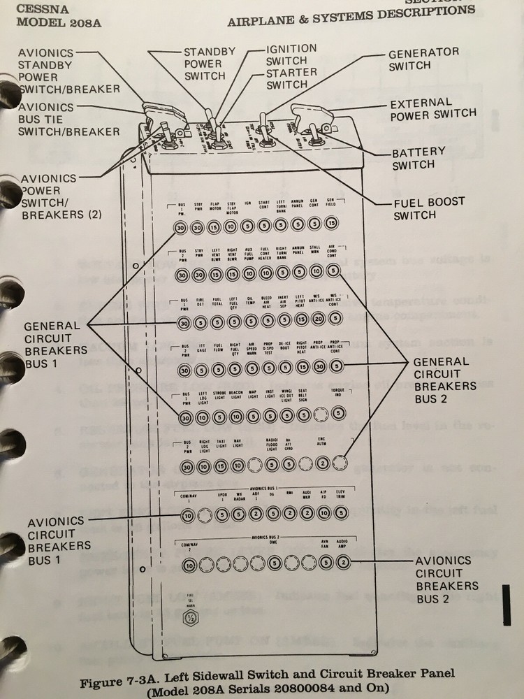 1985 Cessna 208A POH Pilot's Operating Manual