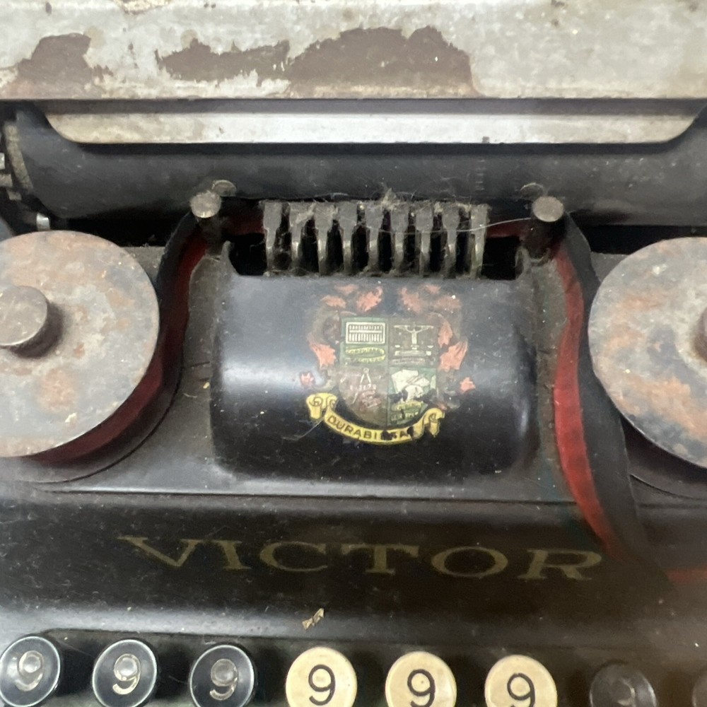 Vintage Model W Electric Victor Adding Machine Untested Display