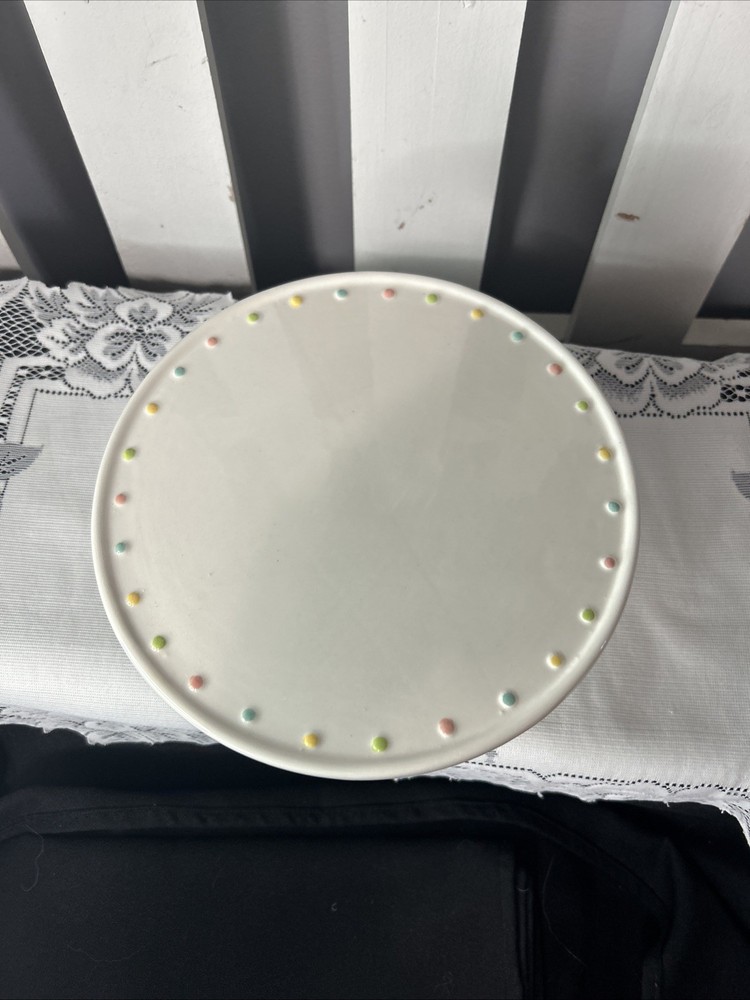 Transpac Easter Cake Stand 3.5”T X 8” W