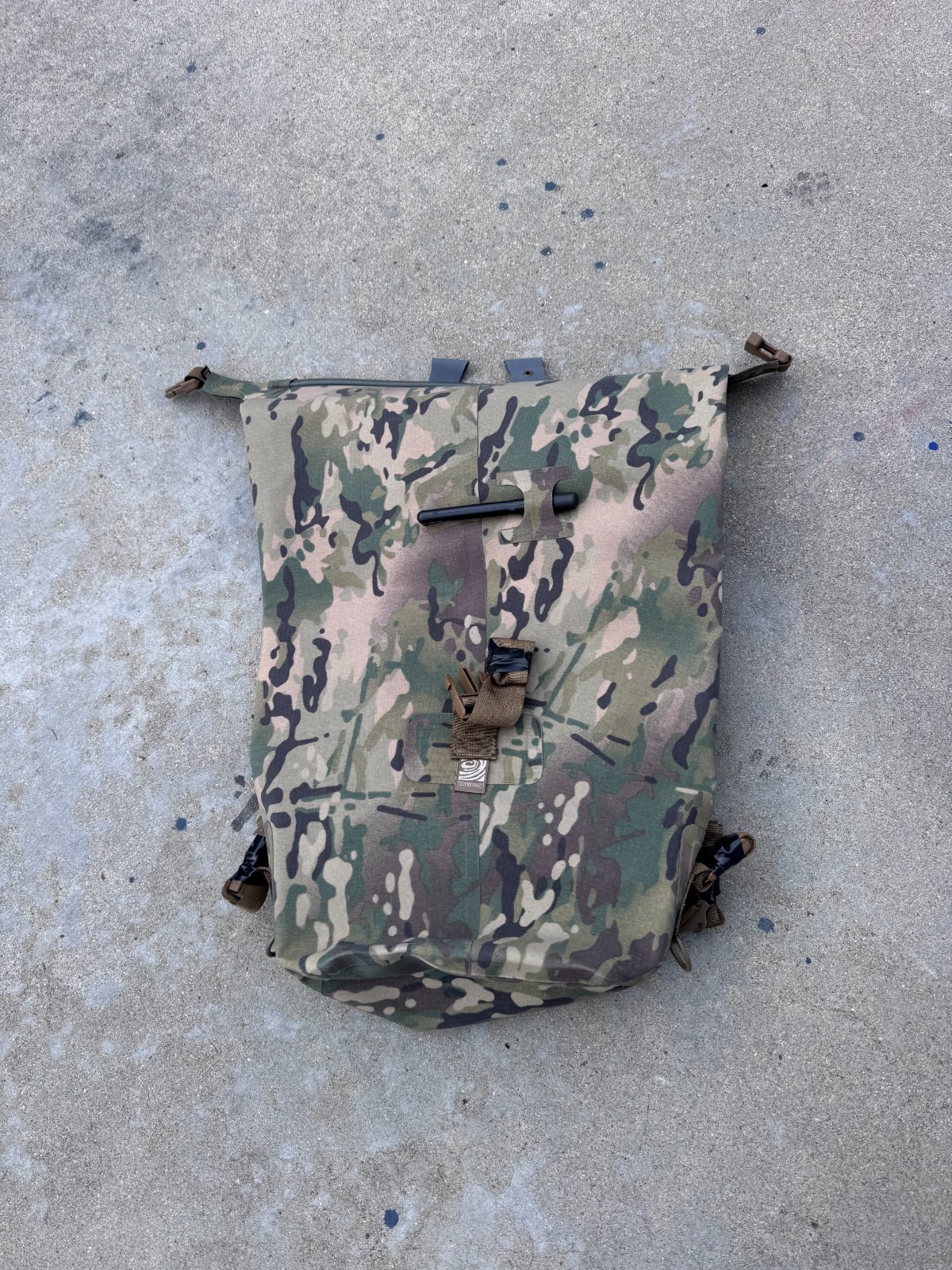 Watershed Multicam Waterproof 12100 Ruck Dry Bag w/ Back Straps