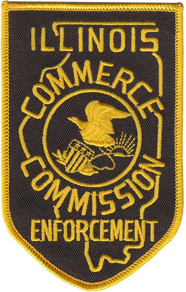 ILLINOIS COMMERCE COMMISSION (ICC) POLICE SHOULDER PATCH: Standard