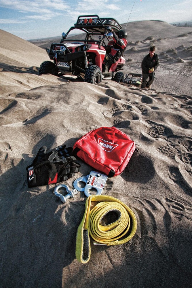 Warn 88915 Light Duty Winch Accessory Kit w/ Red Bag