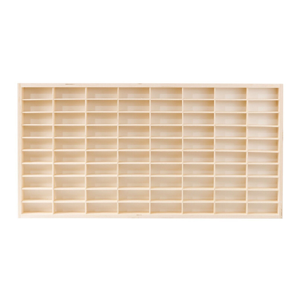 80Grid Model Car Diecast Display Case Storage Rack Wall Mount Rack 1:64 Scale