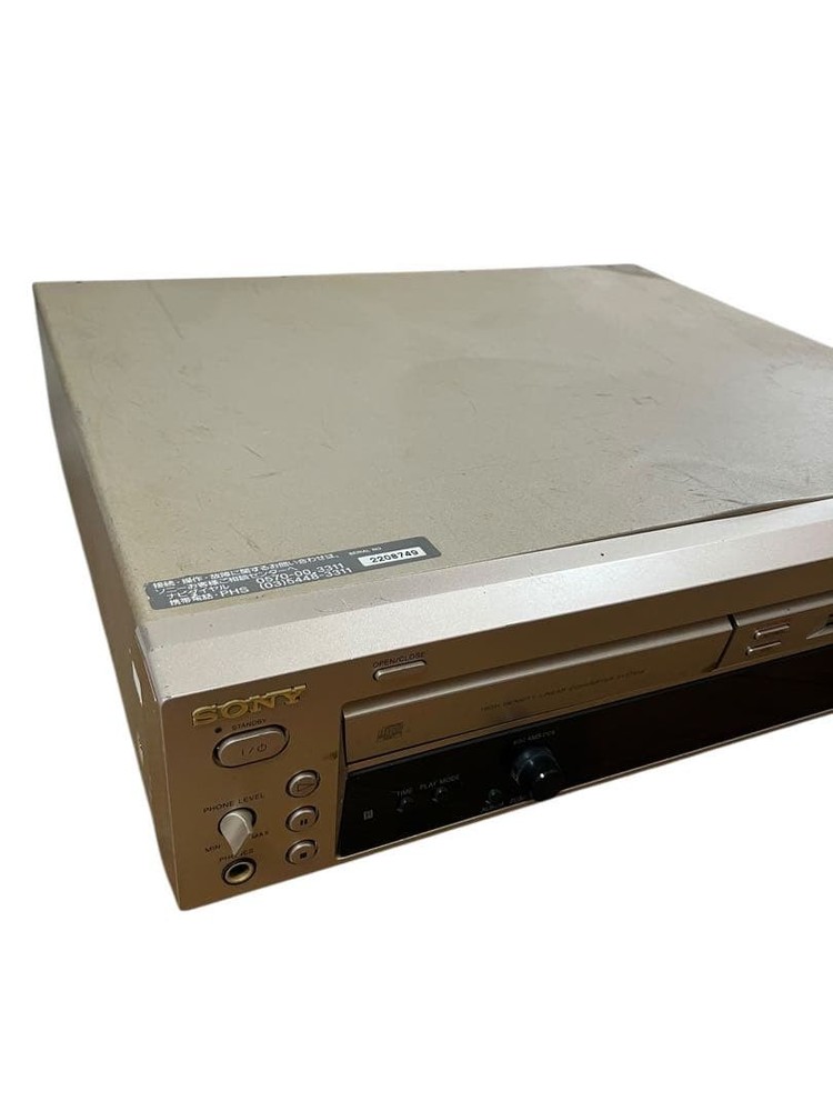 Sony MXD-D400 CD MD Deck Player Compact Disc MiniDisc Silver Japan