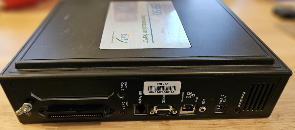 ESI-50 COMMUNICATION SERVER