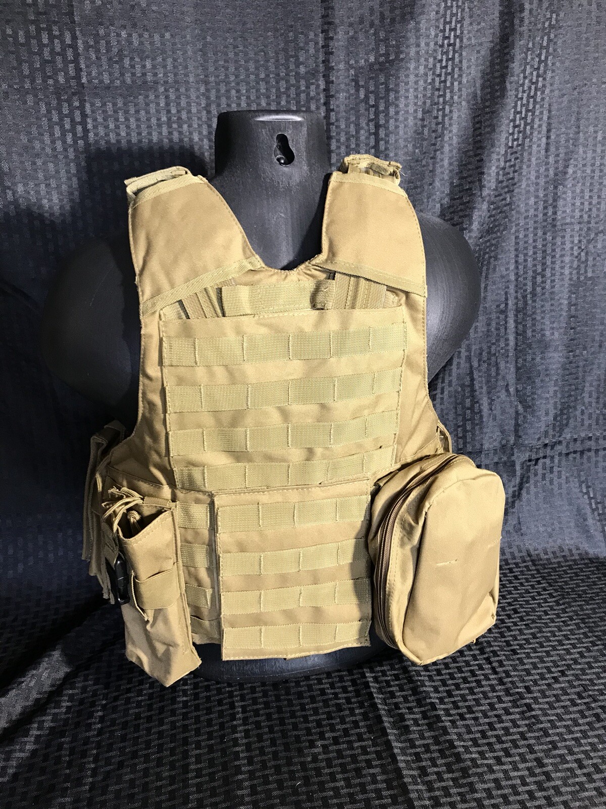 Tactical Vest COYOTE FDE Tan Plate Carrier Military Matches Multicam- Adjustable