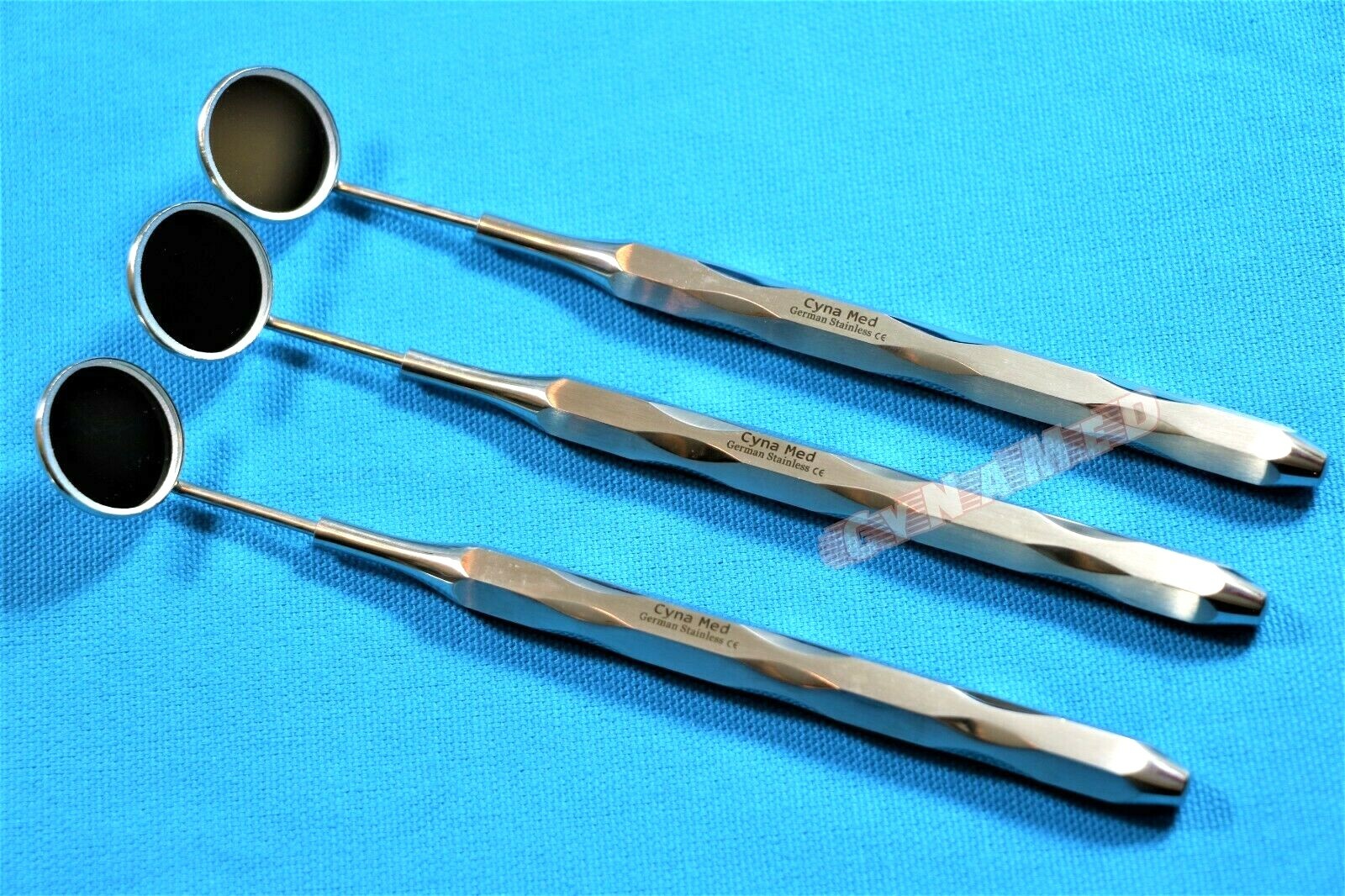 X5 Dental Mouth Mirror #5 Unique Handle Reflector Odontoscope Teeth Inspection