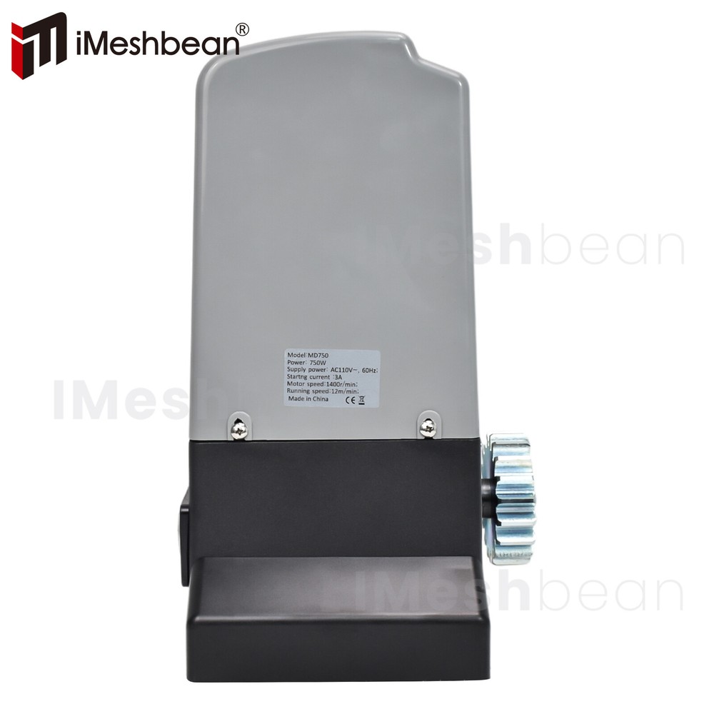 2000-5000LB Automatic Sliding Gate Opener Rack Driven w/2 Remotes &Complete Kit