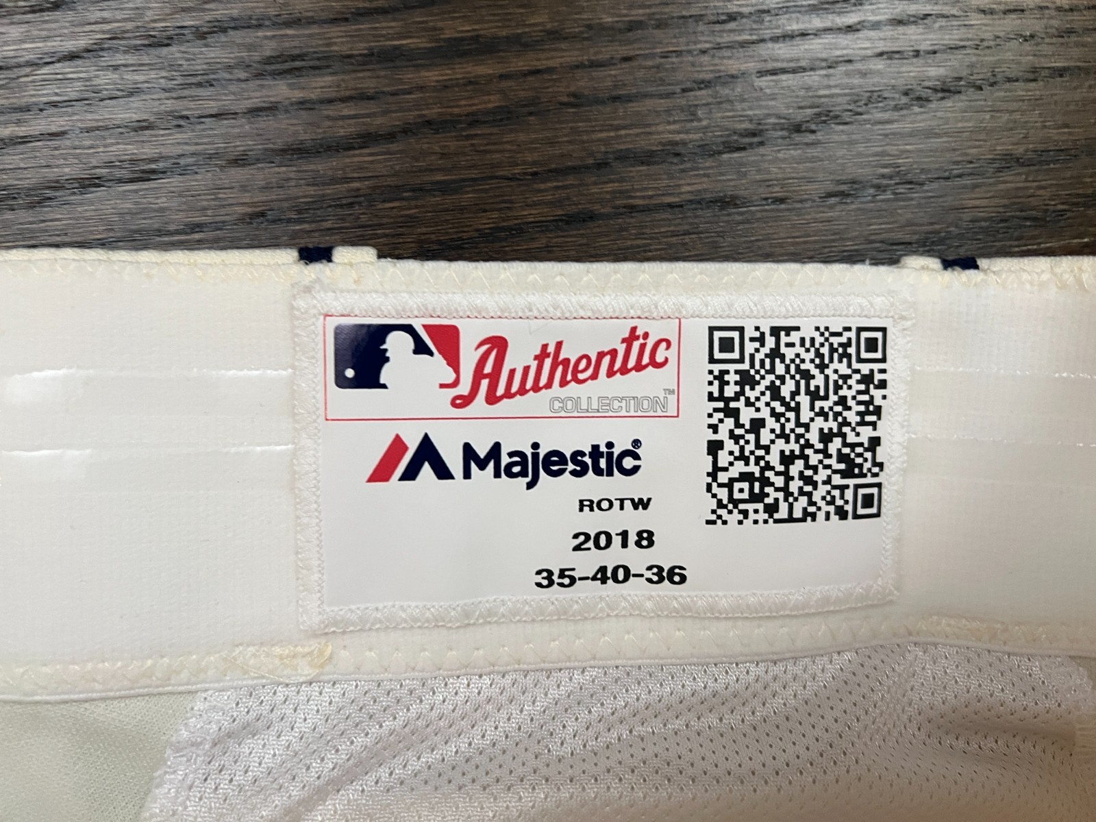 2018 GAME ISSUED MAJESTIC BASEBALL PANTS TBTC KANSAS CITY ROYALS SIZE 35-40-36