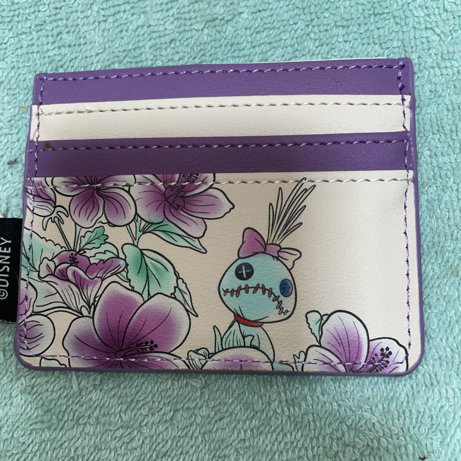 Loungefly Disney Lilo & Stitch Floral Small Cardholder New With Tags