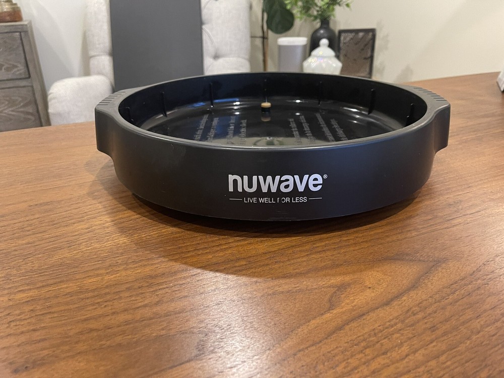 Nuwave Pro Plus Infrared Oven Replacement Bottom Black Drip Pan Model 20621