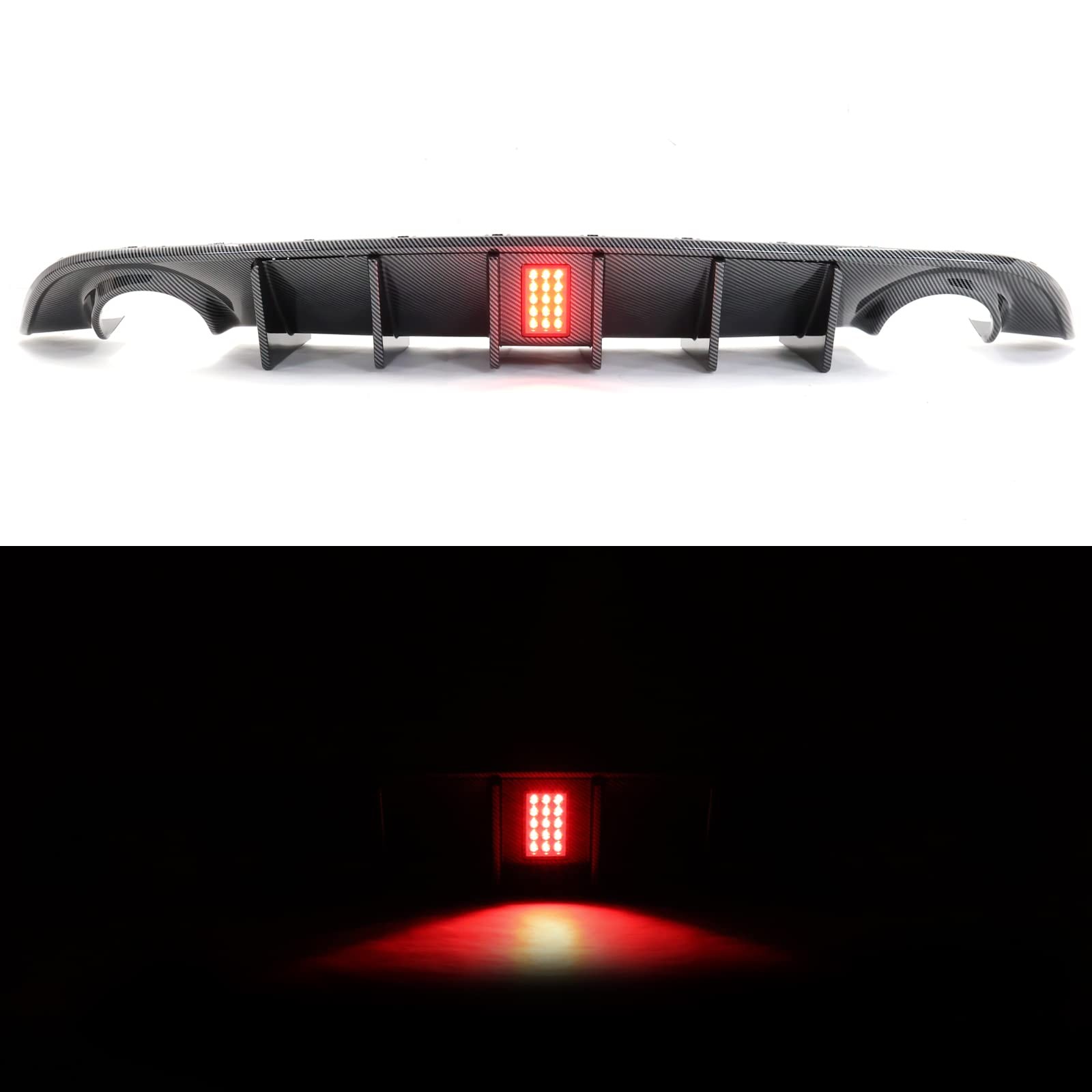 Rear Diffuser Compatible with 2015-2023 Dodge Charger Non-Widebody 2PCS