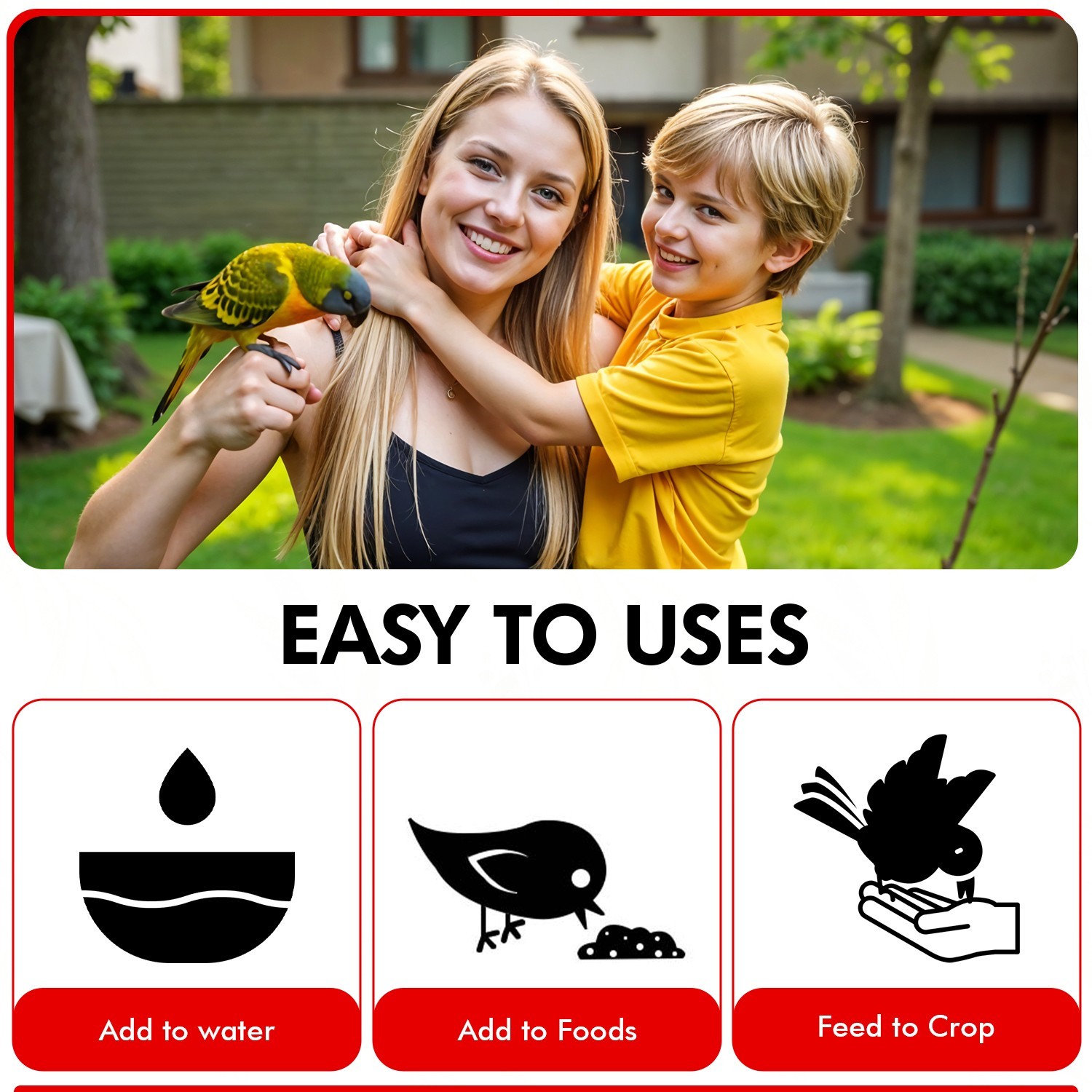 Morning Bird Calcium Plus Liquid Supplement for Birds Plus Vitamins & Minerals