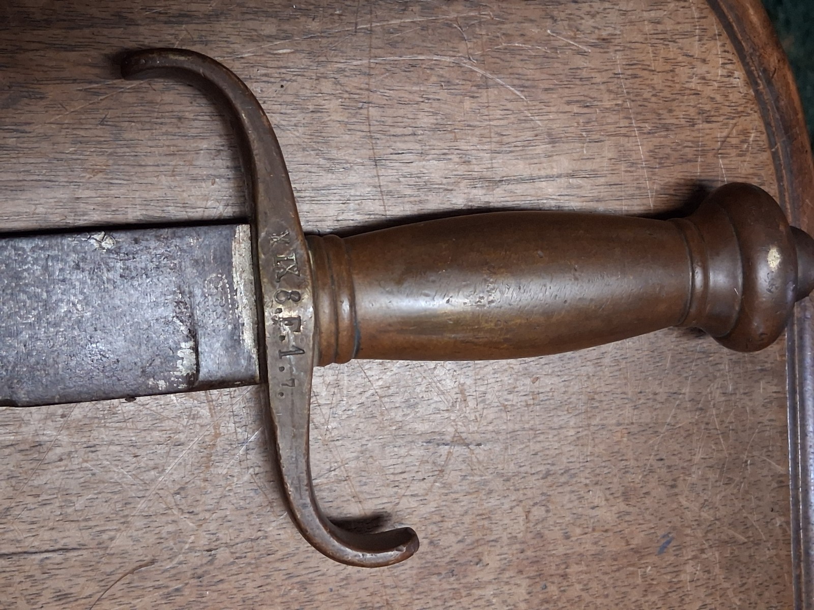 1800's German Saxon Short Sword S&K P.D.L.
