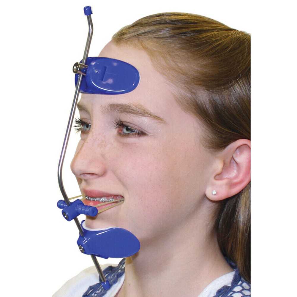 Dental Orthodontic Facial Mascara Reverse Pull Headgear Reverse Adjustable Mask