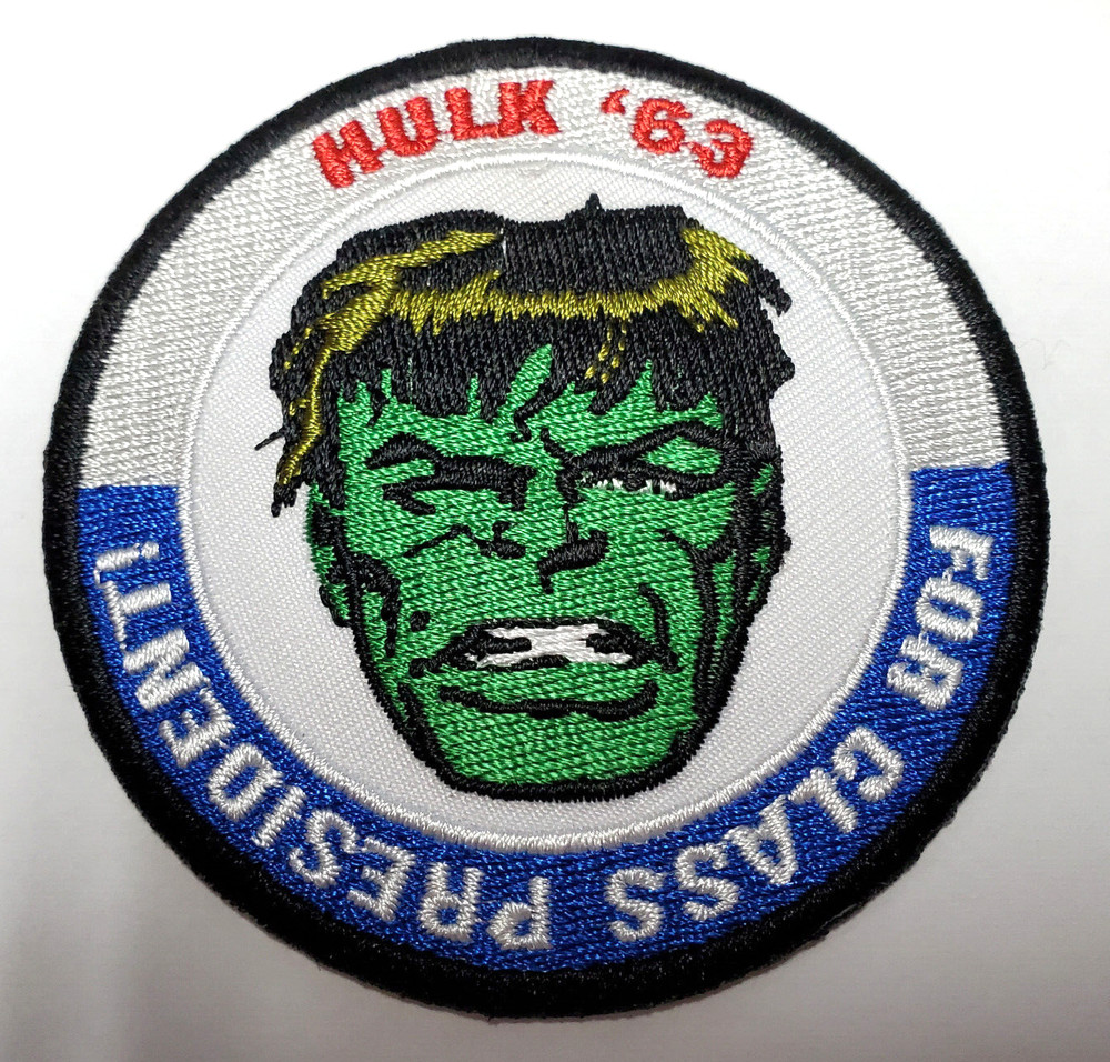 Incredible Hulk for Class President  3"  Patch- Mailed from USA