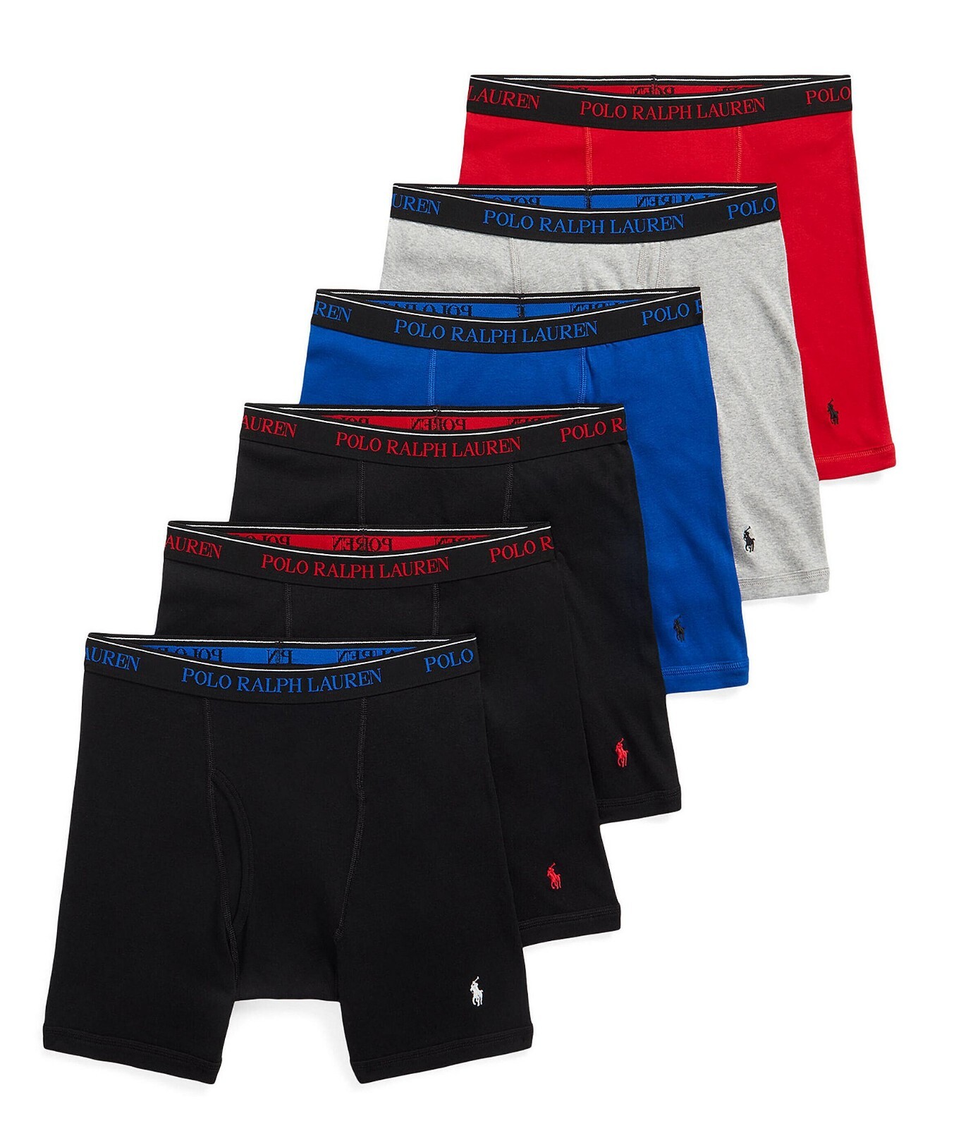 Polo Ralph Lauren Men's Six-Pack Boxer Briefs Choose Size & Color New 6 Pack