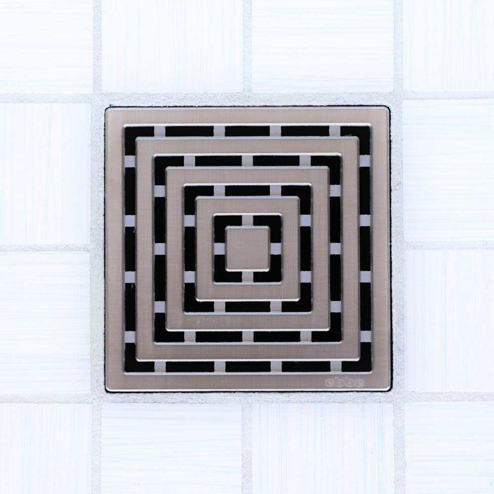 Ebbe E4815BN 4" Unique Grate Frames Brushed