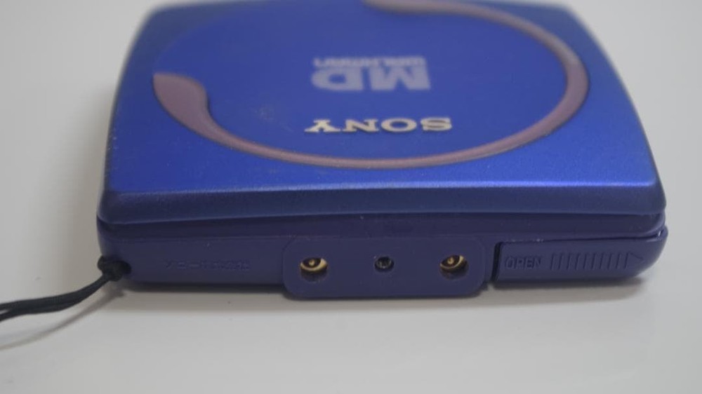 Sony MD Walkman MZ-E80 Blue Operation Confirmed
