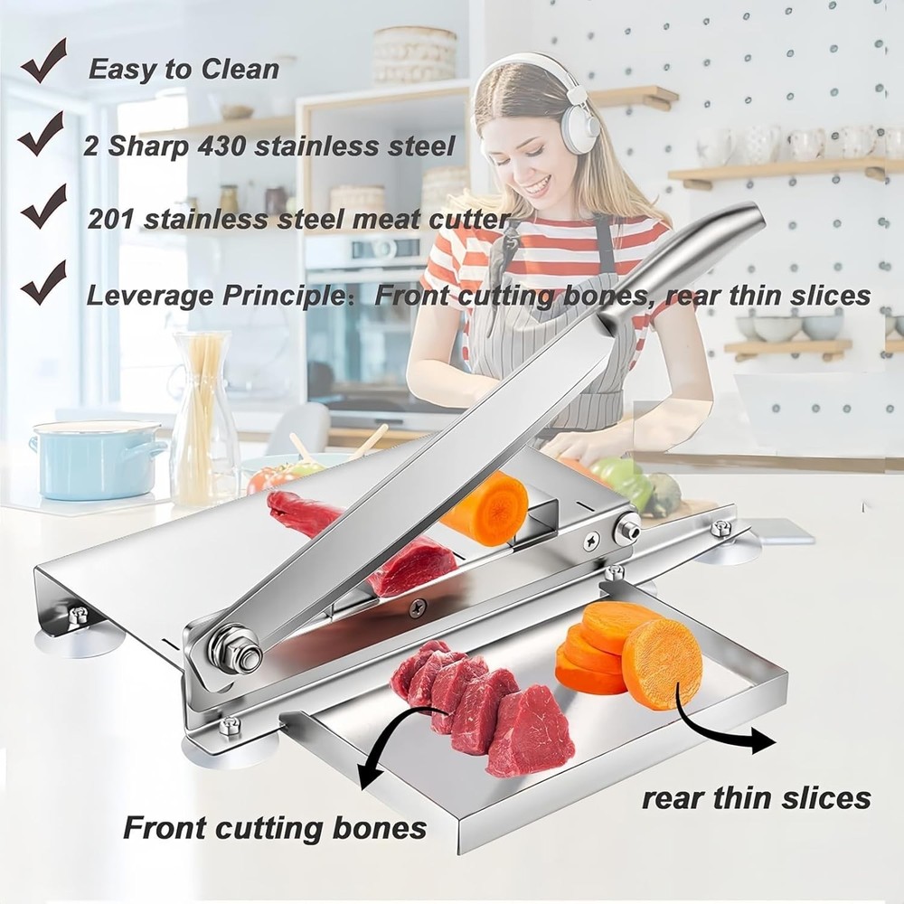 Manual 20-Inch Bone Cutter with Anti-Slip Design and Multipurpose Functionality