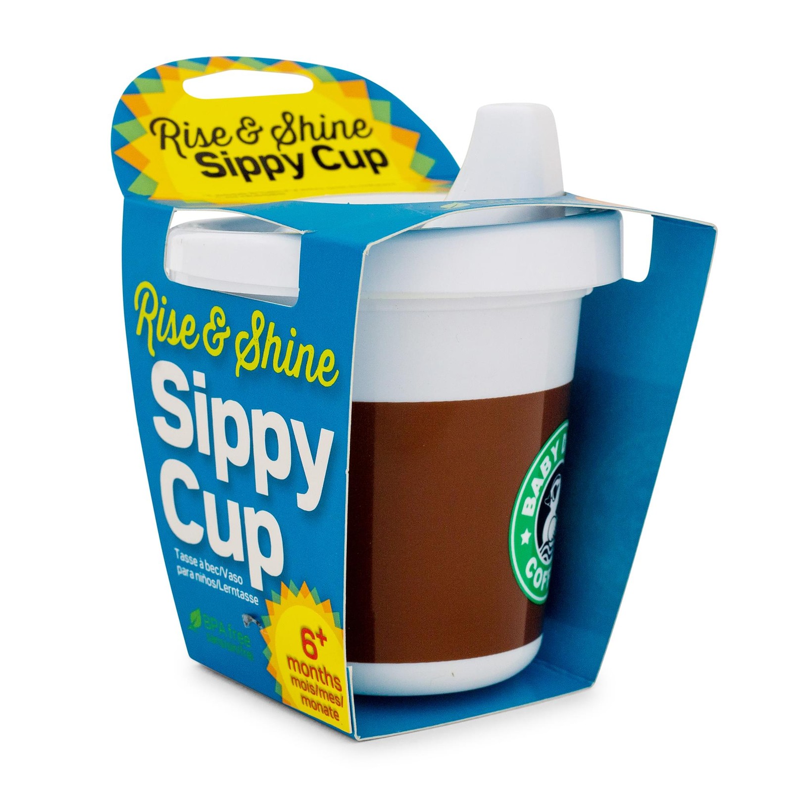 Baby Ducks Coffee Rise & Shine Toddler Sippy Cup | Holds 4 Ounces